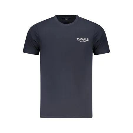T-SHIRT À MANCHES COURTES CAVALLI CLASS HOMME BLEU - CAVALLI CLASS