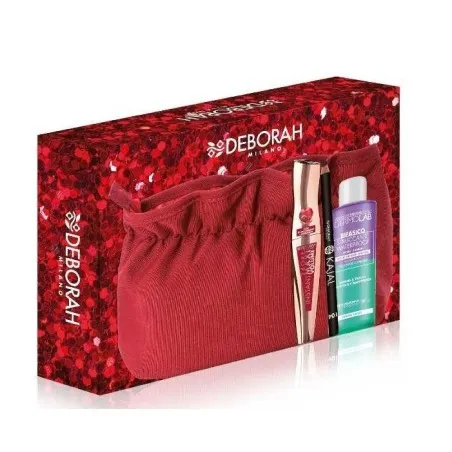 Coffret maquillage DEBORAH  MASCARA + CRAYON + DÉMAQUILLANT - DEBORAH