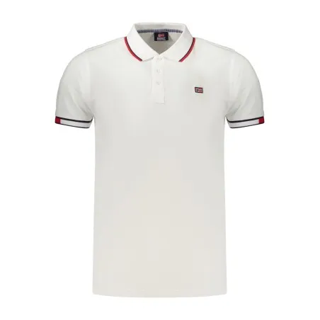 Polo blanc à manches courtes pour homme, Norvège 1963 - NORWAY 1963