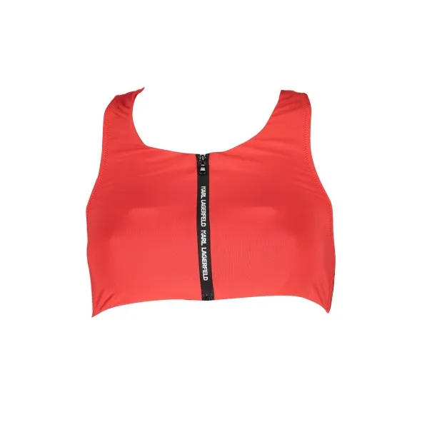 Haut de maillot de bain Karl Lagerfeld Beachwear pour femme Rouge - KARL LAGERFELD BEACHWEAR
