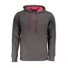SWEAT-SHIRT GRIS À FERMETURE ÉCLAIR POUR HOMME US GRAND - U.S. GRAND