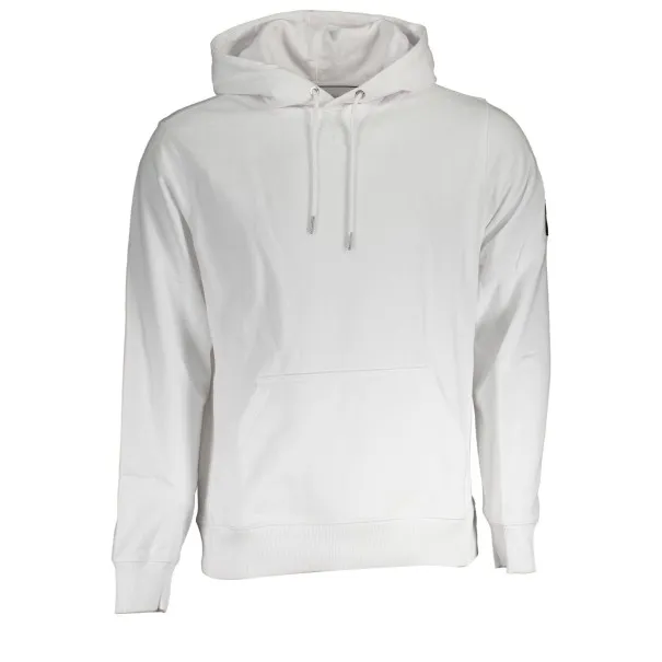 Sweat-shirt zippé homme Calvin Klein blanc - CALVIN KLEIN