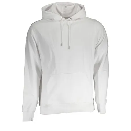 Sweat-shirt zippé homme Calvin Klein blanc - CALVIN KLEIN