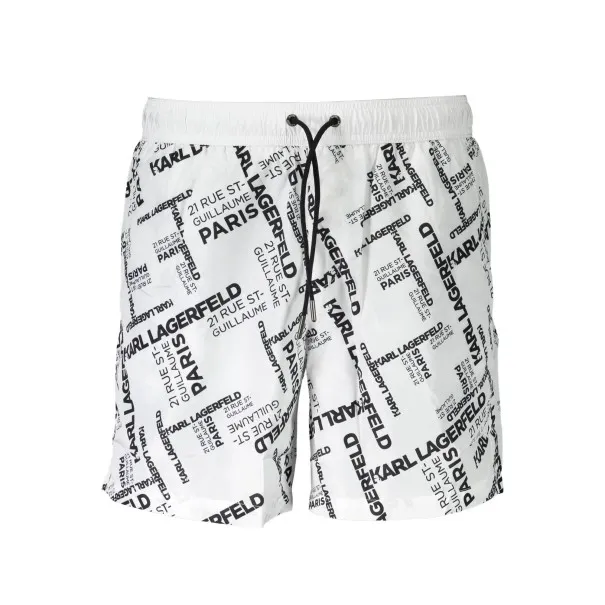 Bas de maillot de bain Karl Lagerfeld Beachwear Homme Blanc - KARL LAGERFELD BEACHWEAR
