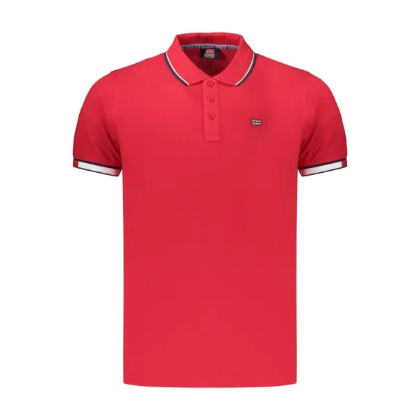 Polo homme à manches courtes, rouge, Norvège 1963 - NORWAY 1963
