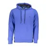 SWEAT-SHIRT BLEU À FERMETURE ÉCLAIR POUR HOMME US GRAND - U.S. GRAND