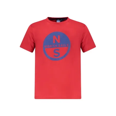 T-SHIRT MANCHES COURTES NORTH SAILS ENFANT ROUGE - NORTH SAILS