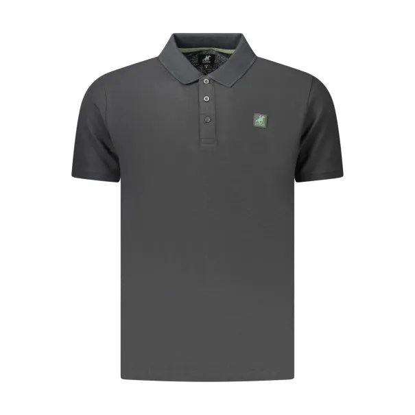 Chemise polo US Grand Polo à manches courtes pour homme, noire - U.S. GRAND