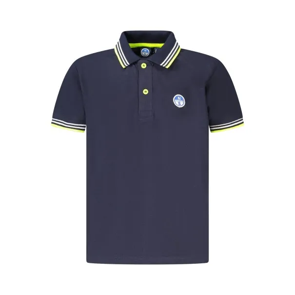 POLO MANCHES COURTES NORTH SAILS ENFANT BLEU - NORTH SAILS