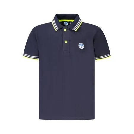 POLO MANCHES COURTES NORTH SAILS ENFANT BLEU - NORTH SAILS