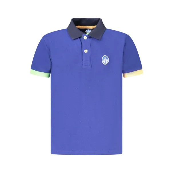 POLO MANCHES COURTES NORTH SAILS ENFANT BLEU - NORTH SAILS