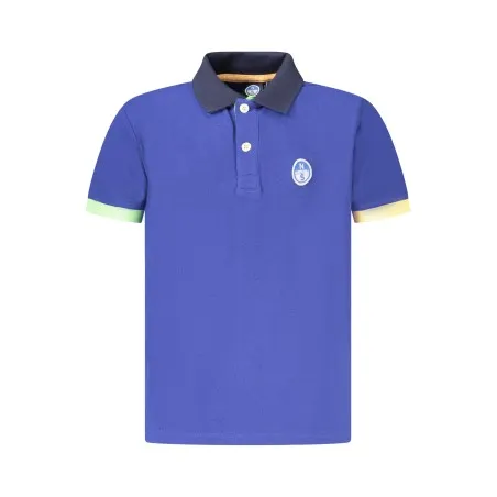 POLO MANCHES COURTES NORTH SAILS ENFANT BLEU - NORTH SAILS