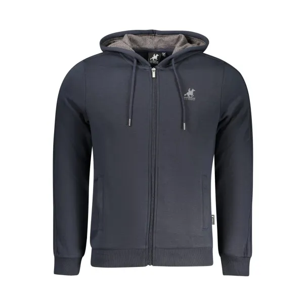 SWEAT-SHIRT BLEU À FERMETURE ÉCLAIR POUR HOMME US GRAND - U.S. GRAND