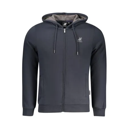 SWEAT-SHIRT BLEU À FERMETURE ÉCLAIR POUR HOMME US GRAND - U.S. GRAND