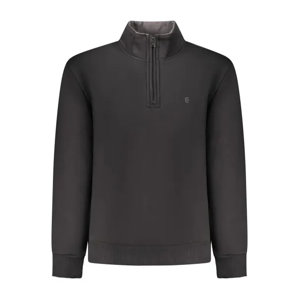 SWEAT-SHIRT NOIR À FERMETURE ÉCLAIR POUR HOMME COVERI MOVING - COVERI MOVING