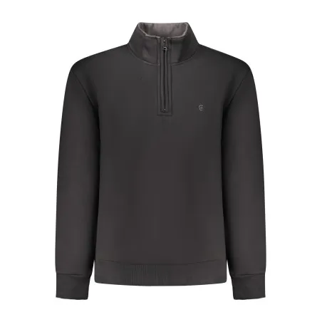 SWEAT-SHIRT NOIR À FERMETURE ÉCLAIR POUR HOMME COVERI MOVING - COVERI MOVING