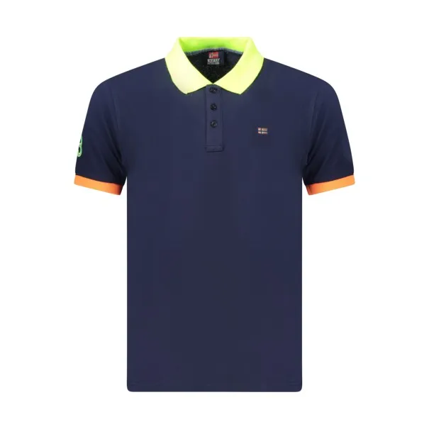 Polo homme à manches courtes, Norvège 1963, bleu - NORWAY 1963