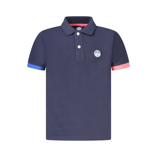POLO MANCHES COURTES NORTH SAILS ENFANT BLEU - NORTH SAILS