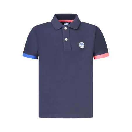 POLO MANCHES COURTES NORTH SAILS ENFANT BLEU - NORTH SAILS