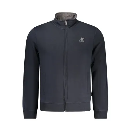 SWEAT-SHIRT BLEU À FERMETURE ÉCLAIR POUR HOMME US GRAND - U.S. GRAND