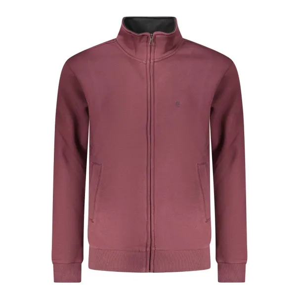 SWEAT-SHIRT ROUGE À FERMETURE ÉCLAIR POUR HOMME COVERI MOVING - COVERI MOVING