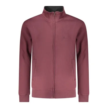 SWEAT-SHIRT ROUGE À FERMETURE ÉCLAIR POUR HOMME COVERI MOVING - COVERI MOVING