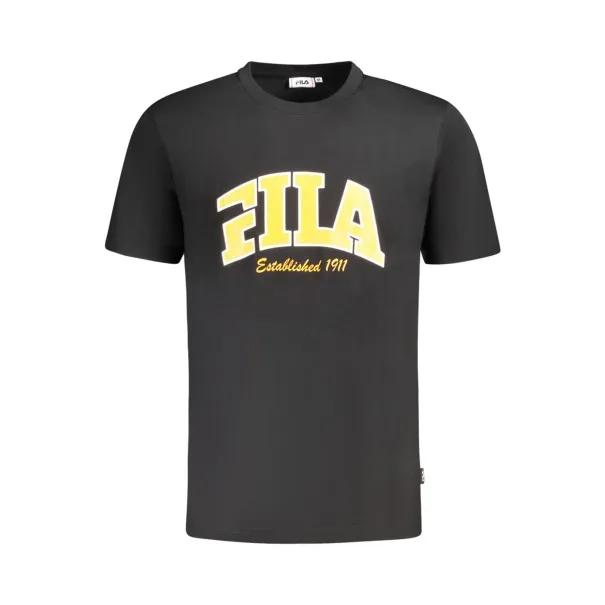 T-SHIRT À MANCHES COURTES POUR HOMMES FILA NOIR - FILA