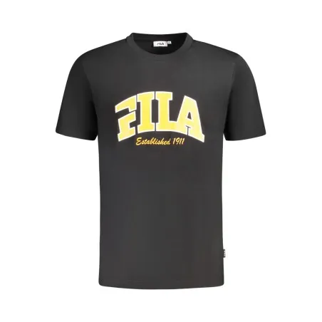 T-SHIRT À MANCHES COURTES POUR HOMMES FILA NOIR - FILA