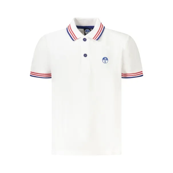 POLO MANCHES COURTES NORTH SAILS ENFANT BLANC - NORTH SAILS