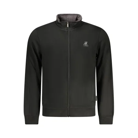 SWEAT-SHIRT NOIR À FERMETURE ÉCLAIR POUR HOMME US GRAND - U.S. GRAND