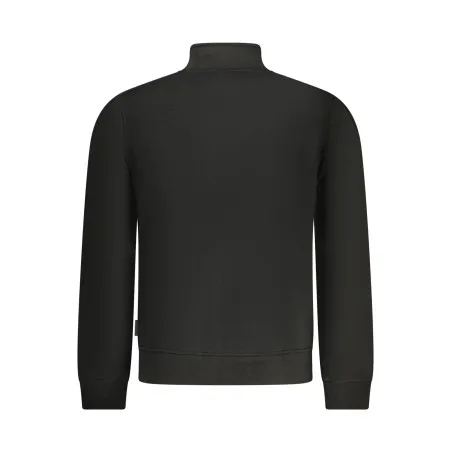 SWEAT-SHIRT NOIR À FERMETURE ÉCLAIR POUR HOMME US GRAND - U.S. GRAND