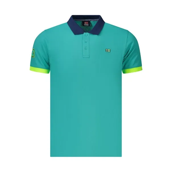 Polo homme à manches courtes, Norvège 1963, bleu - NORWAY 1963