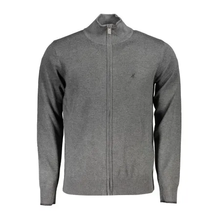 Grand cardigan gris pour homme - U.S. GRAND