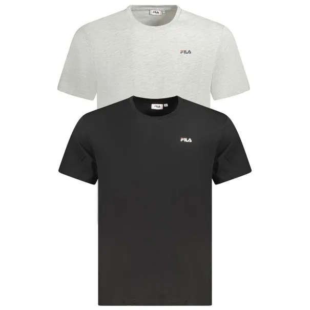 T-SHIRT À MANCHES COURTES POUR HOMMES FILA NOIR - FILA