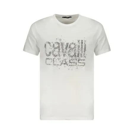 T-SHIRT À MANCHES COURTES CAVALLI CLASS HOMME BLANC - CAVALLI CLASS
