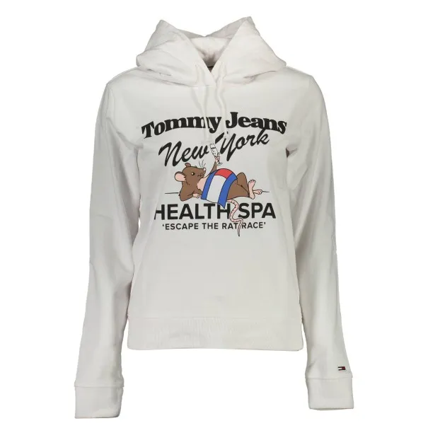 Sweat-shirt Tommy Hilfiger sans fermeture éclair pour femme Blanc - TOMMY HILFIGER