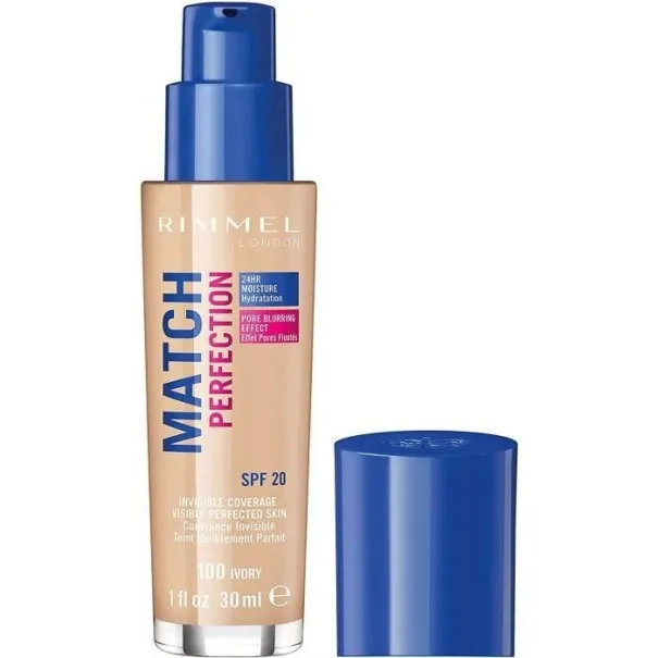 Fond de Teint RIMMEL MATCH PERFECTION SPF20 - Rimmel Fond de Teint RIMMEL MATCH PERFECTION SPF20 - Rimmel