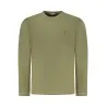 T-shirt à manches longues pour homme Coveri Moving, vert - COVERI MOVING