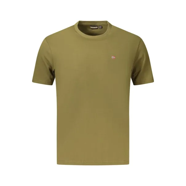T-shirt vert à manches courtes pour homme NAPAPIJRI - NAPAPIJRI