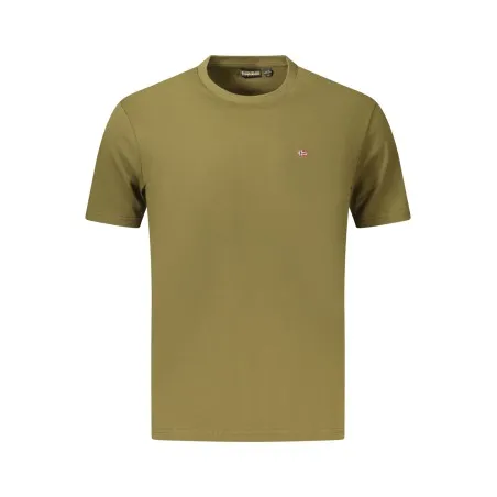 T-shirt vert à manches courtes pour homme NAPAPIJRI - NAPAPIJRI