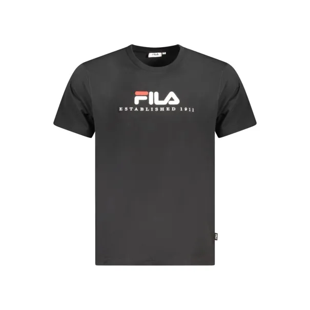 T-SHIRT À MANCHES COURTES POUR HOMMES FILA NOIR - FILA