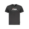 T-SHIRT À MANCHES COURTES POUR HOMMES FILA NOIR - FILA