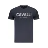 T-SHIRT À MANCHES COURTES CAVALLI CLASS HOMME BLEU - CAVALLI CLASS