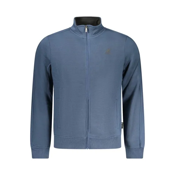 SWEAT-SHIRT BLEU À FERMETURE ÉCLAIR POUR HOMME US GRAND - U.S. GRAND