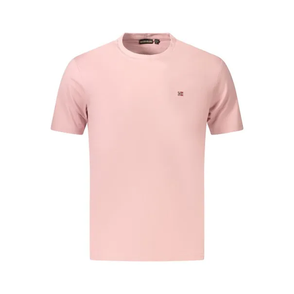 T-shirt à manches courtes pour homme NAPAPIJRI rose - NAPAPIJRI
