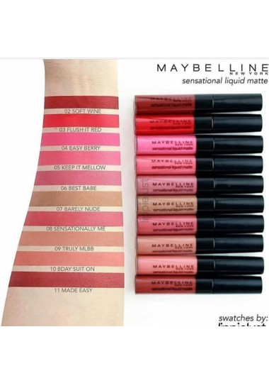Rouge à Lèvres Maybelline ROUGE A LEVRE SENSATIONAL LIQUID MAT Maybelline - 10