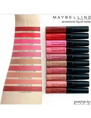 Rouge à Lèvres Maybelline ROUGE A LEVRE SENSATIONAL LIQUID MAT - Maybelline