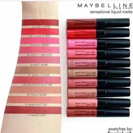 Rouge à Lèvres Maybelline ROUGE A LEVRE SENSATIONAL LIQUID MAT - Maybelline