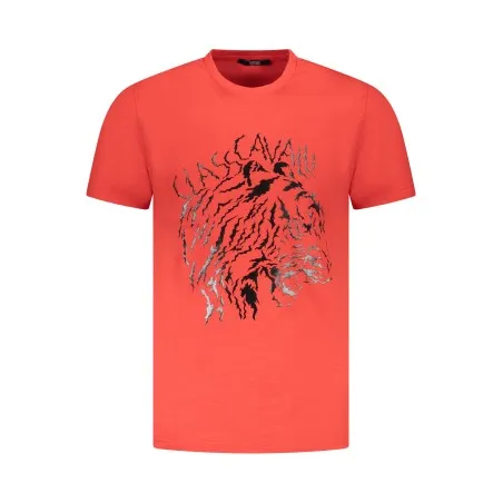 T-SHIRT À MANCHES COURTES CAVALLI CLASS HOMME ROUGE - CAVALLI CLASS
