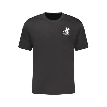 T-shirt noir à manches courtes pour homme US GRAND - U.S. GRAND